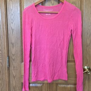 Aeropostale pink long sleeve t-shirt